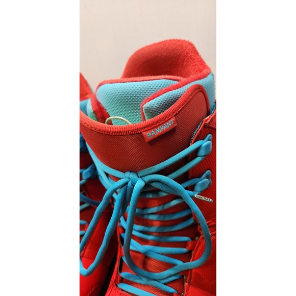 Burton Rampant Snowboard Boots Mens Red Blue Lace Up Freestyle Park Riding main image 16